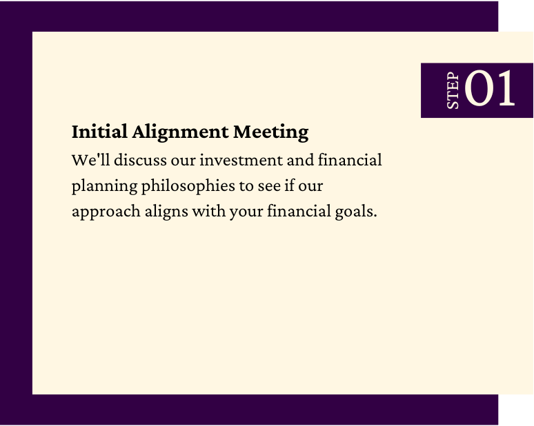 Step 1 - Initial Alignment Meeting 